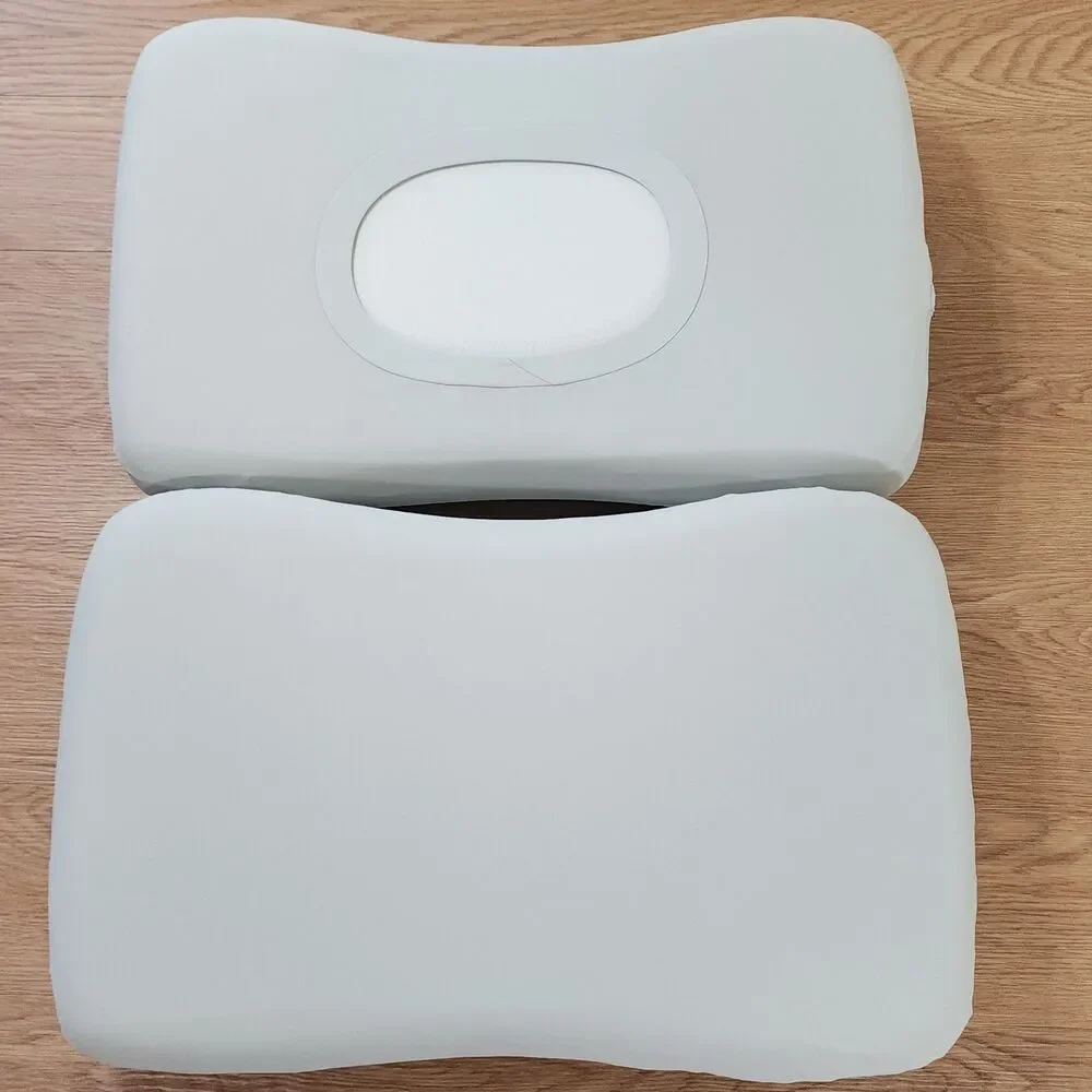 Cushion Lab Deep Sleep Pillow Patented Ergonomic Contour Design Back (Lot Of 2)